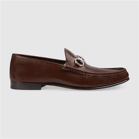 Mocassino Horsebit 1953 uomo in pelle marrone .